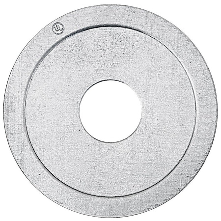 Dottie Conduit Fitting Reducing Washer, 3/4 in x 1/2 in, Steel, Pre-Galvanized, Red RW21